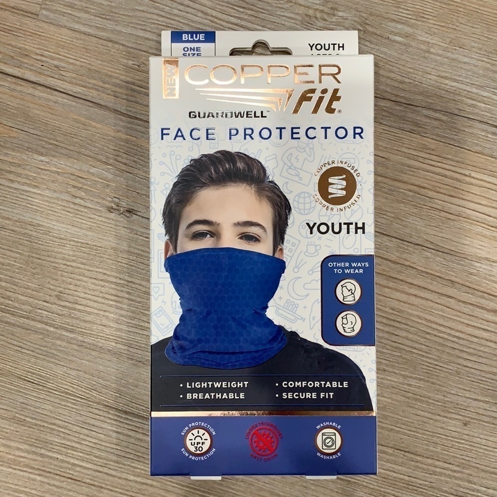 gaurdwell cooper fit blue neck gator face cover
